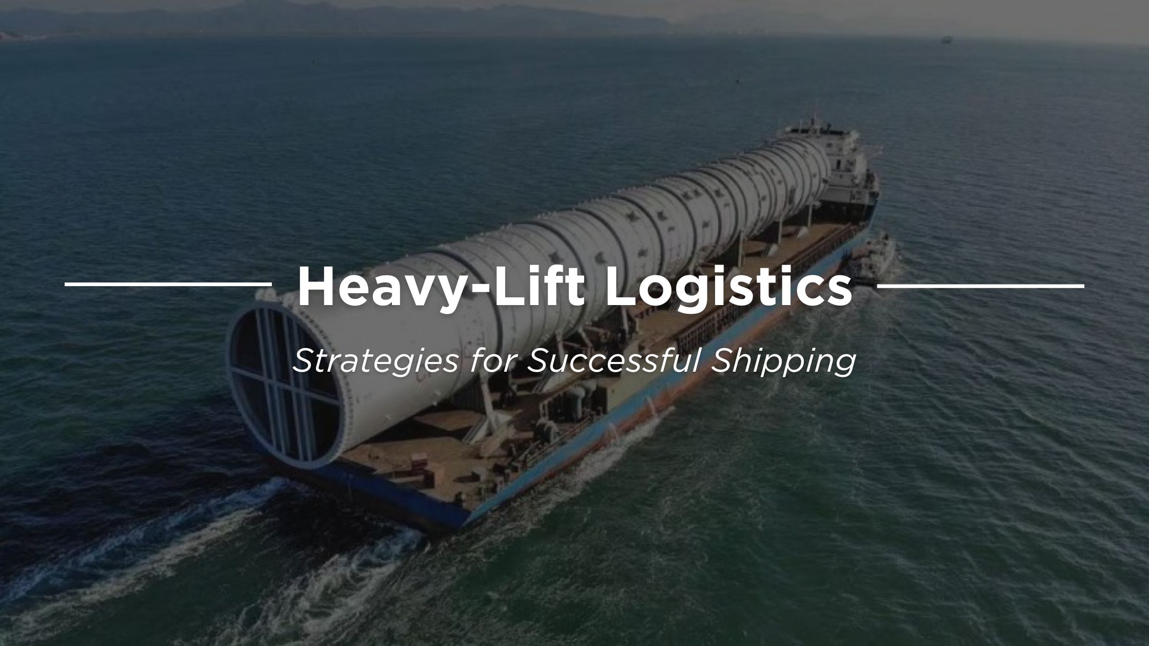 heavy load shipping services by vervo middle east in the uae